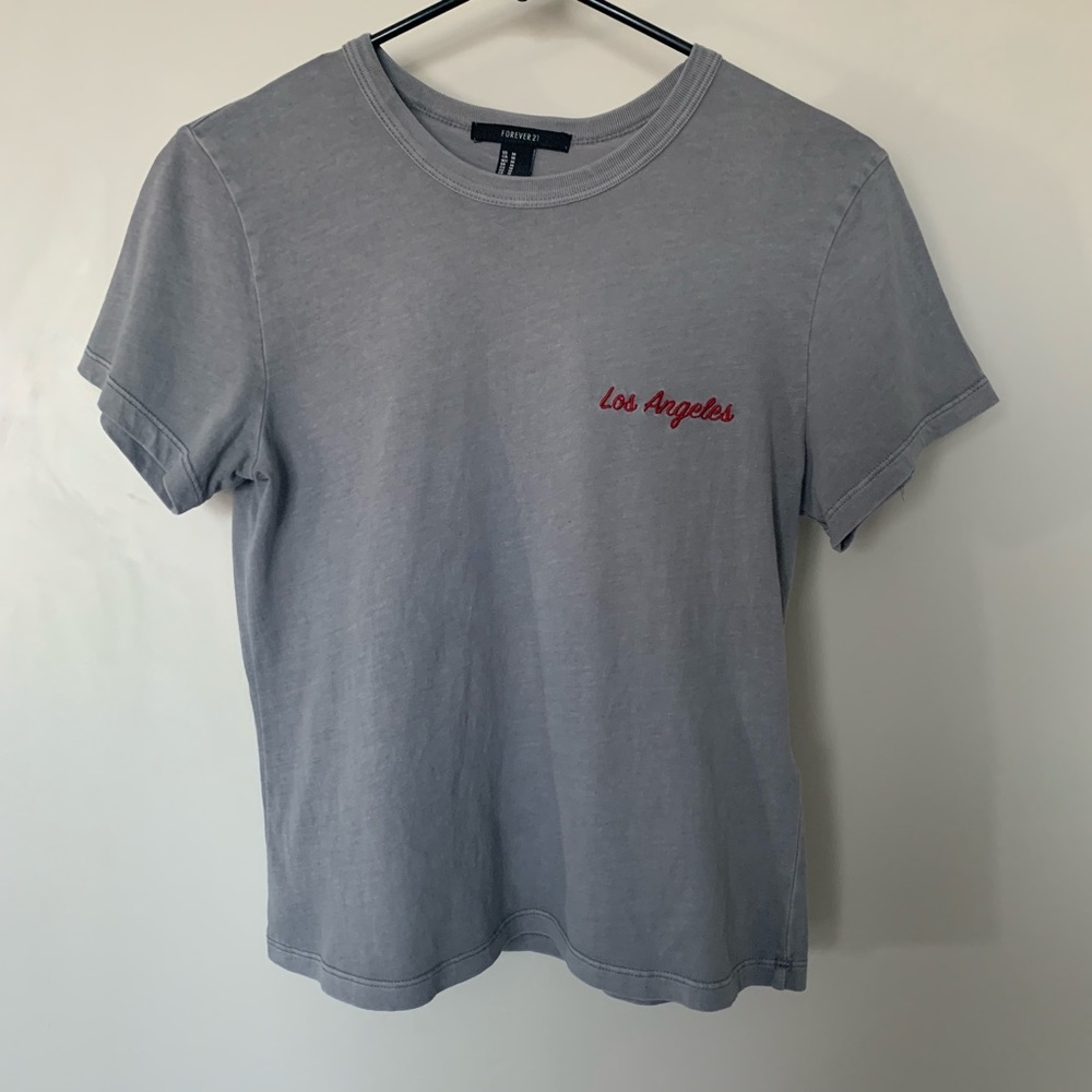 Forever 21 Embroidered T-Shirt